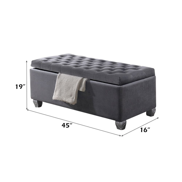 Rebekah Bench W/Storage – dimensions diagram
