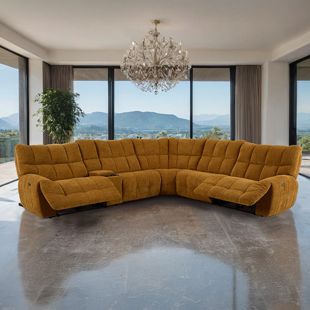 Southwold Power Sectional, Butterscotch