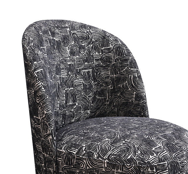 Vara Dining Swivel Chair, Onyx Black - view 7