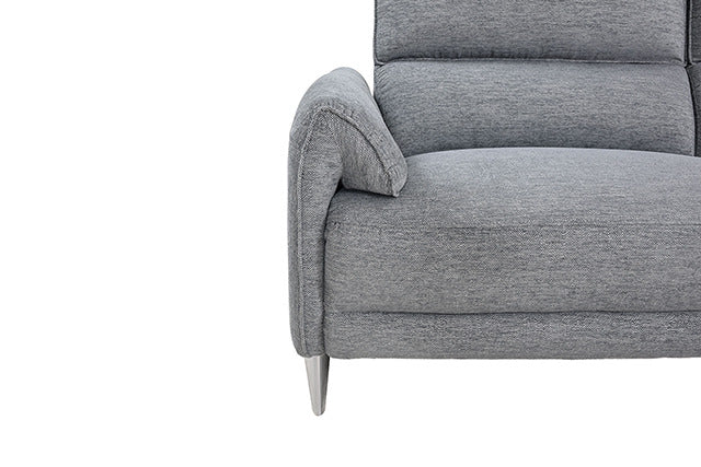 Brande Power Sectional, Right Chaise, Gray - view 4