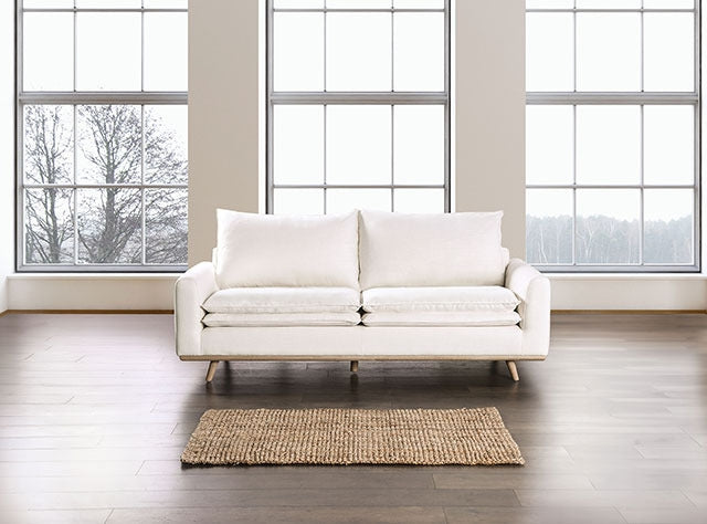 Monthey Sofa, Oak/Linen White - view 2
