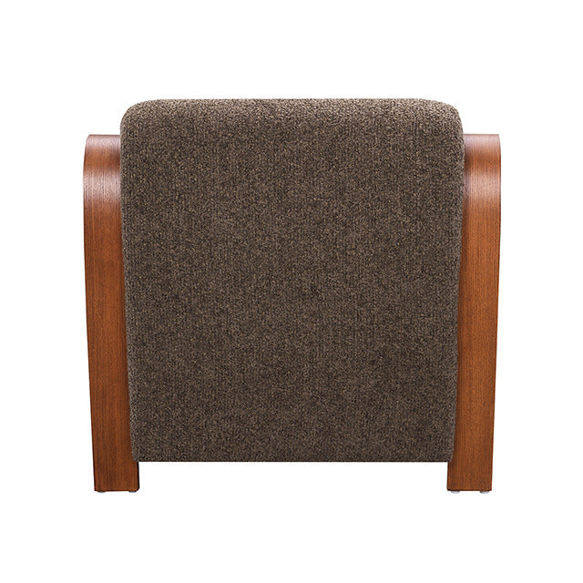 Niari Accent Chair, Deep Brown - view 4