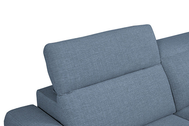 Melancton Power Sectional, Blue - view 5