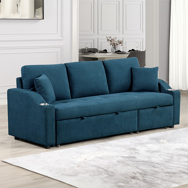 Royden Sleeper Sofa, Blue - view 4