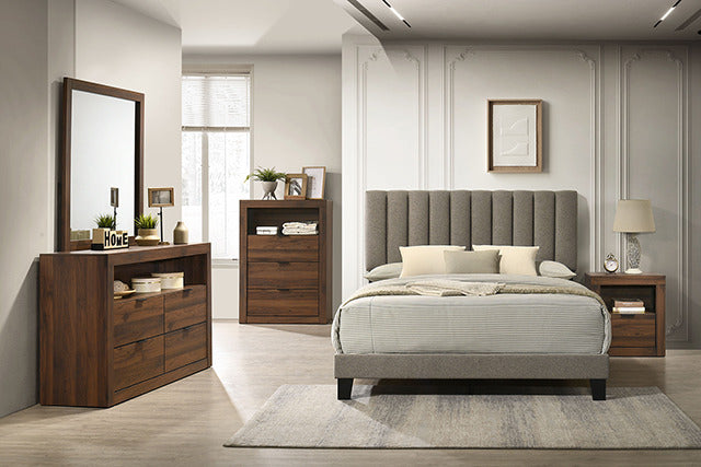 Altimari 5 Pc. Queen Bedroom Set, Light Brown - view 3