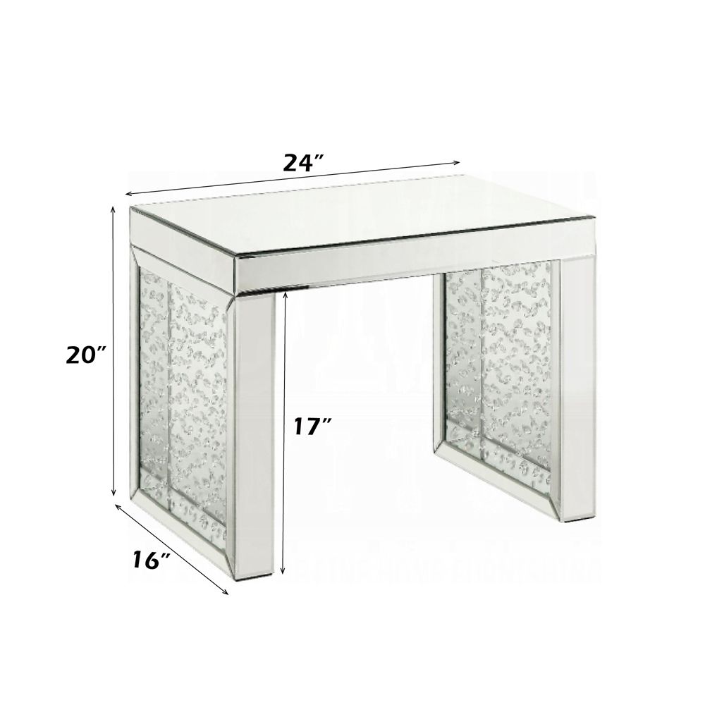 Nysa Accent Table – dimensions diagram