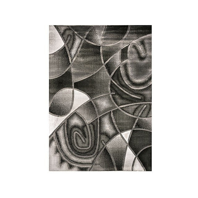 Sivas Area Rug, Gray/Black - view 2