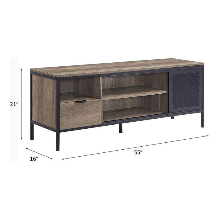 Nantan Tv Stand – line drawing