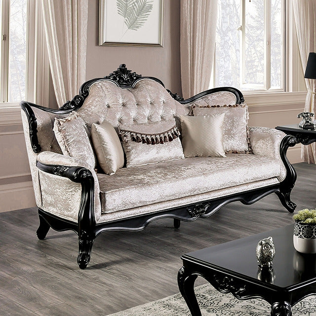 Acapulco Sofa, Off-White/Black
