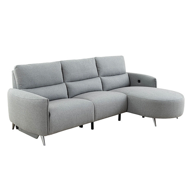 Galten Power Sectional, Gray - view 3
