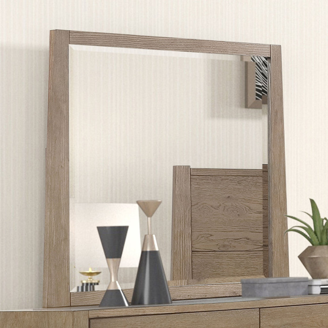 Viera Landscape Mirror- Natural Oak