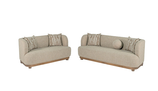 Sarabi Sofa + Loveseat, Light Brown