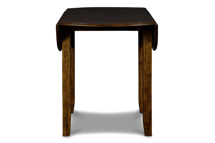 Gia 3 Pc 42" Drop Leaf Dining Table &amp; 2 Chairs-Brown