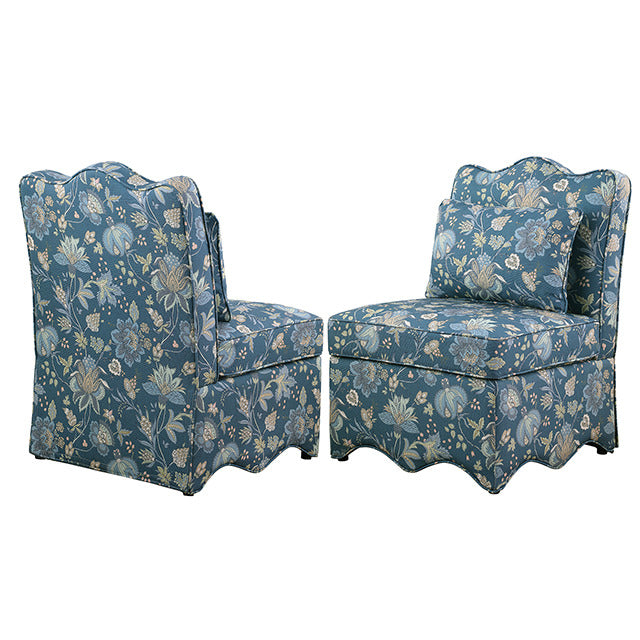 Hemsworth Accent Chair, Jacobean Peacock Blue - view 5