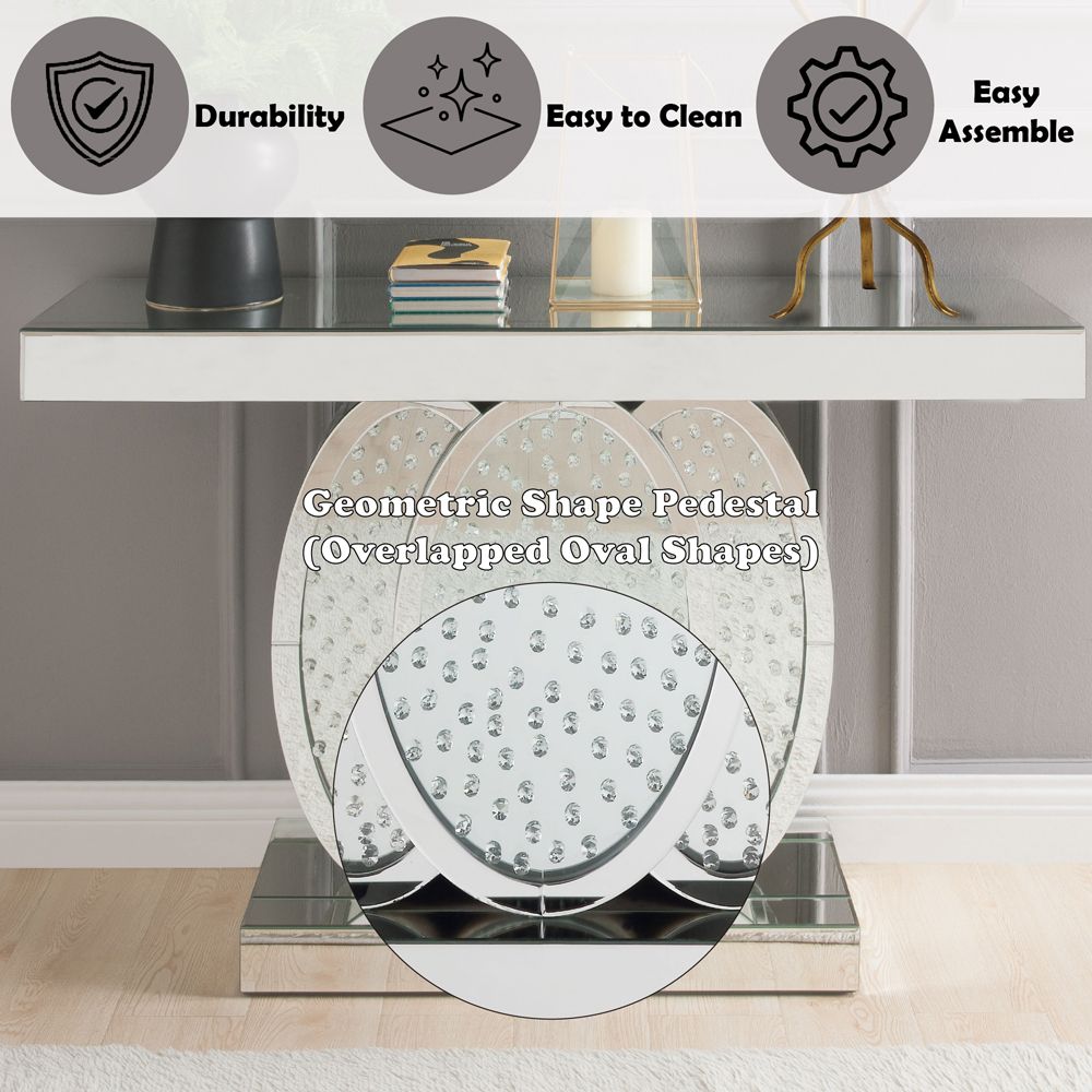 Nysa Console Table – features callout