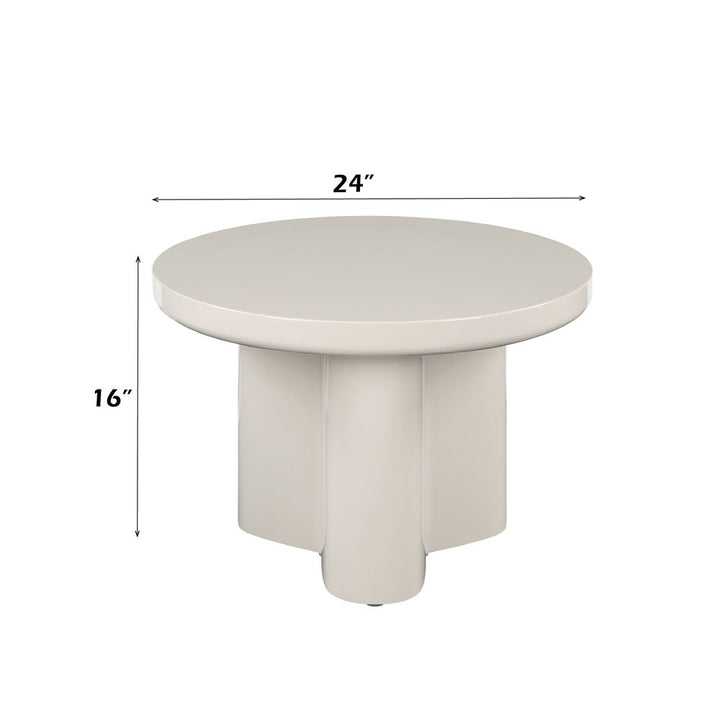 Joane End Table – dimensions diagram