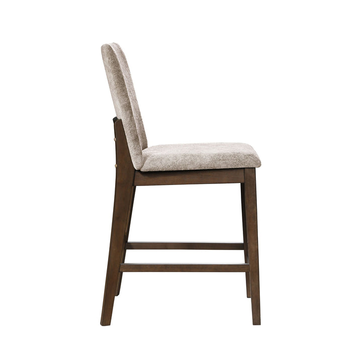 Kody Upholstered Counter Chair (2 Per Carton)-Cream
