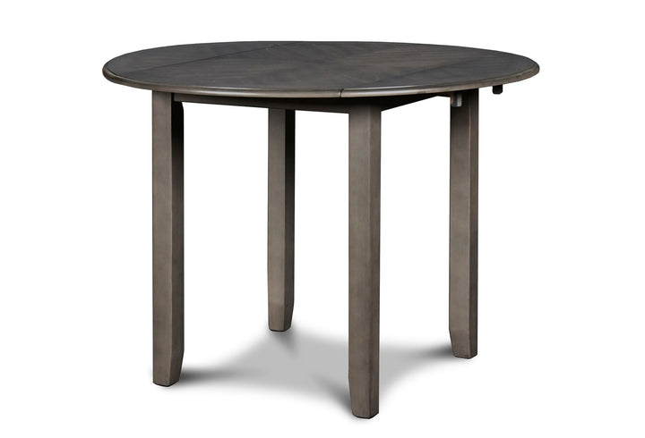 Gia 3 Pc 42" Drop Leaf Dining Table &amp; 2 Chairs-Gray