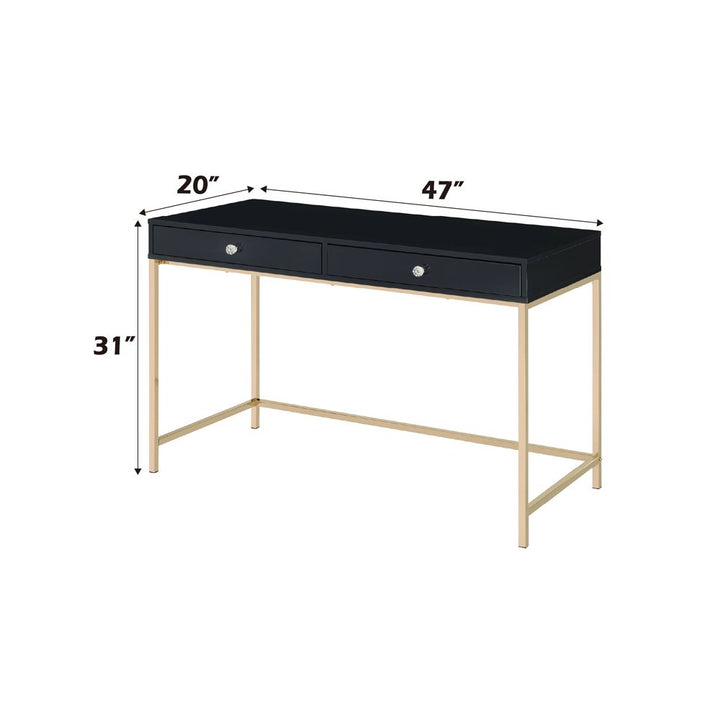 Ottey Writing Desk – dimensions diagram