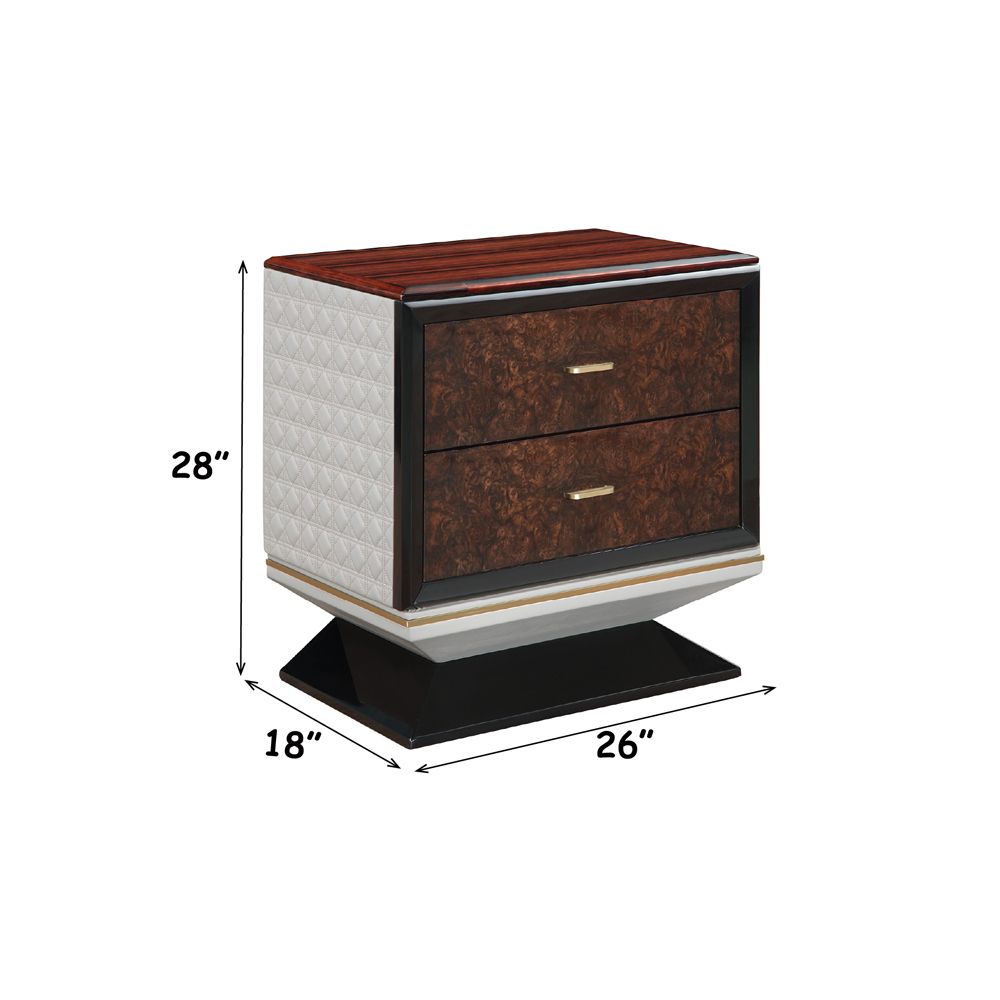 Jamonica Nightstand w/2 Drawers – dimensions diagram