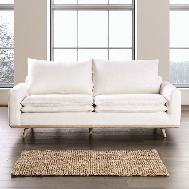 Monthey Sofa, Oak/Linen White