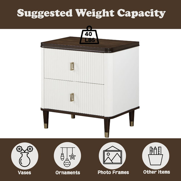Carena Nightstand W/USB – features callout