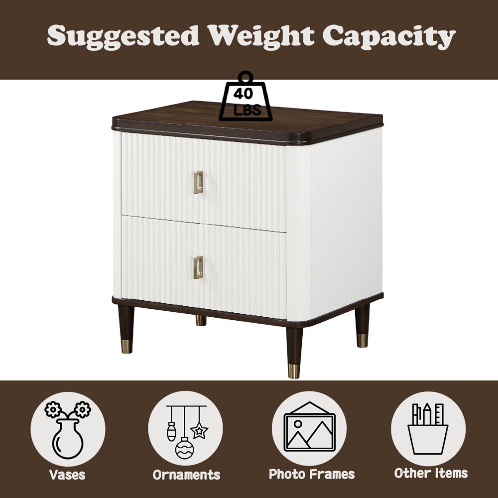 Carena Nightstand W/USB – features callout
