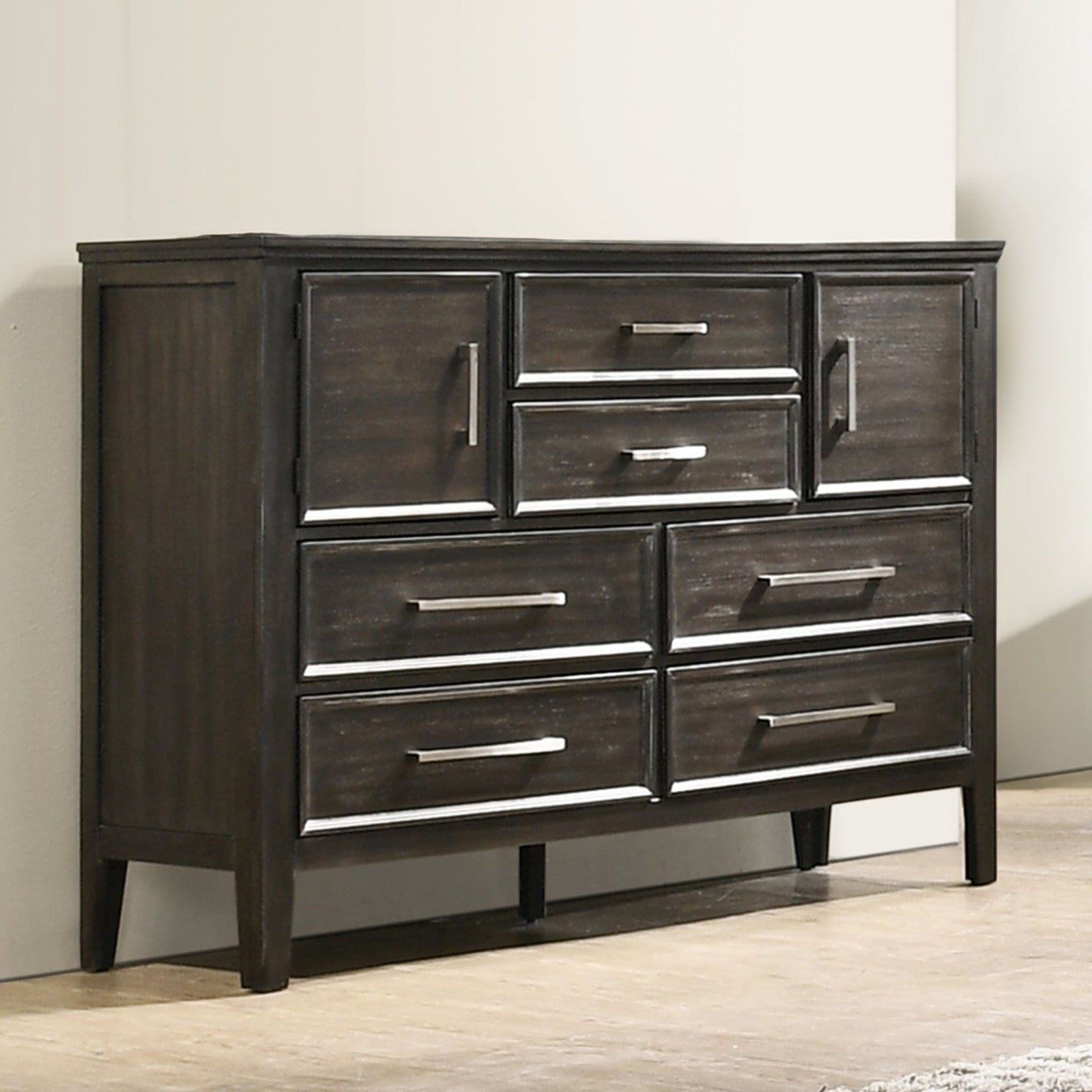 Andover 60" Dresser W/doors-Nutmeg