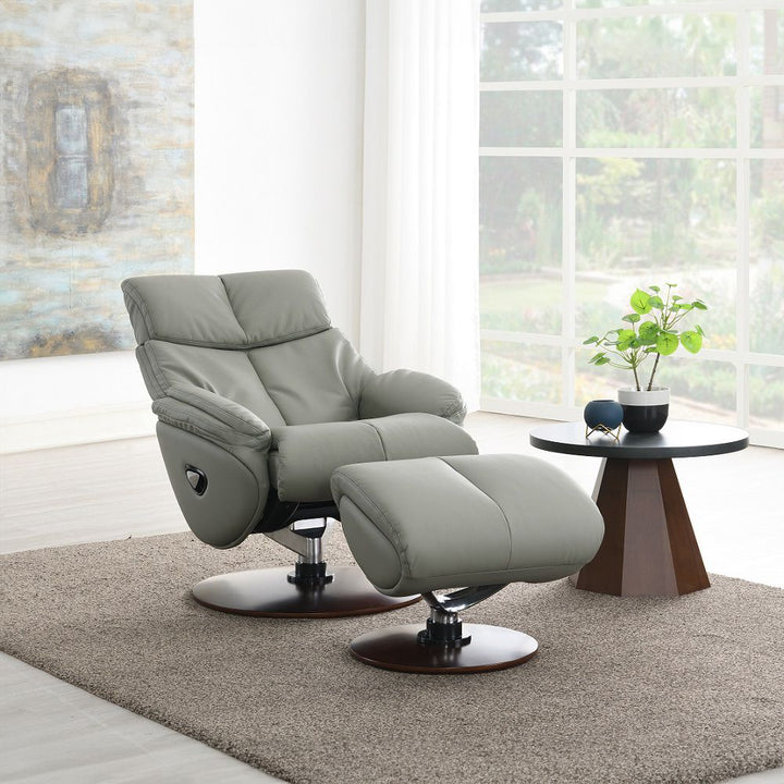 Kandoro Motion Accent Chair with Swivel &amp; Ottoman