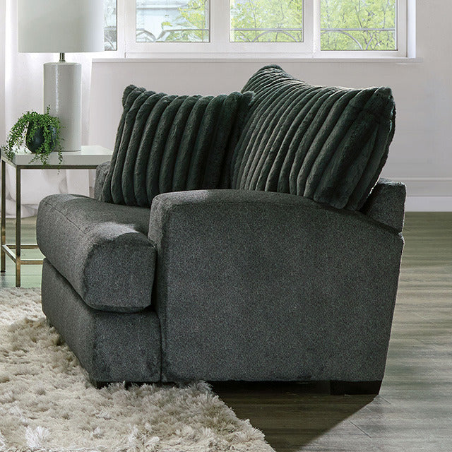 Loughlin Chair, Gun Metal - view 2