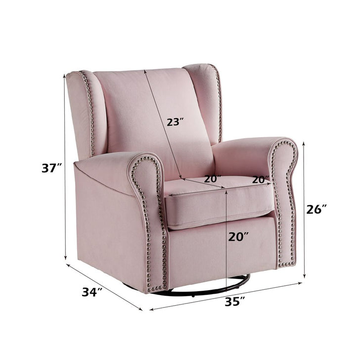 Tamaki Swivel Chair W/Glider – dimensions diagram