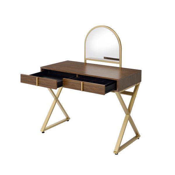 Coleen Vanity Desk W/Mirror & Jewelry Tray – view 5
