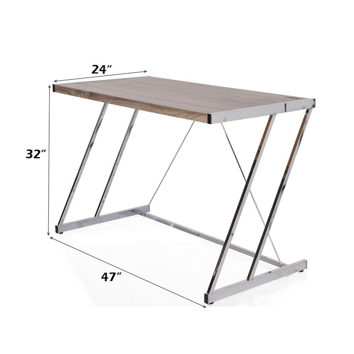 Finis Writing Desk W/USB – dimensions diagram