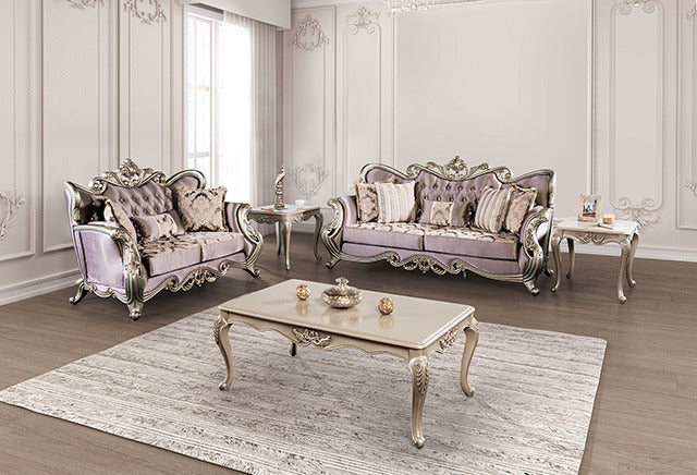 Albacete Sofa, Champagne/Purple - view 2