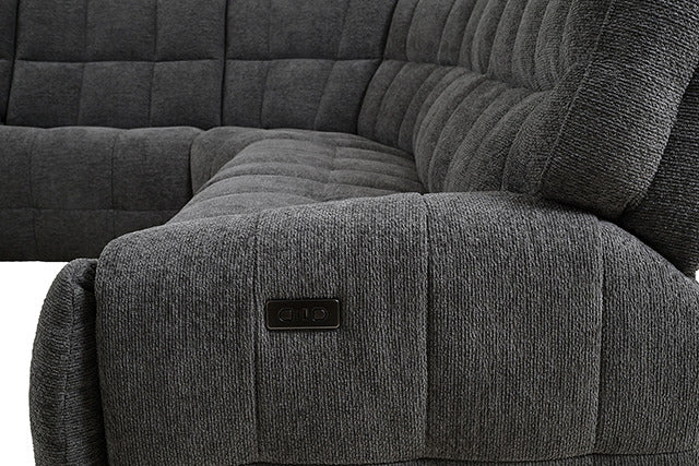 Southwold Power Sectional, Dark Gray - view 2