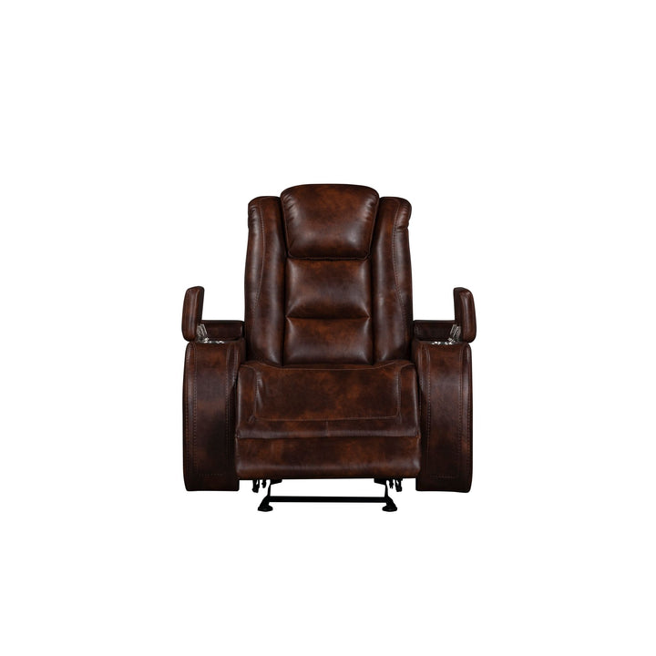 Chester Glider Recliner-Brown