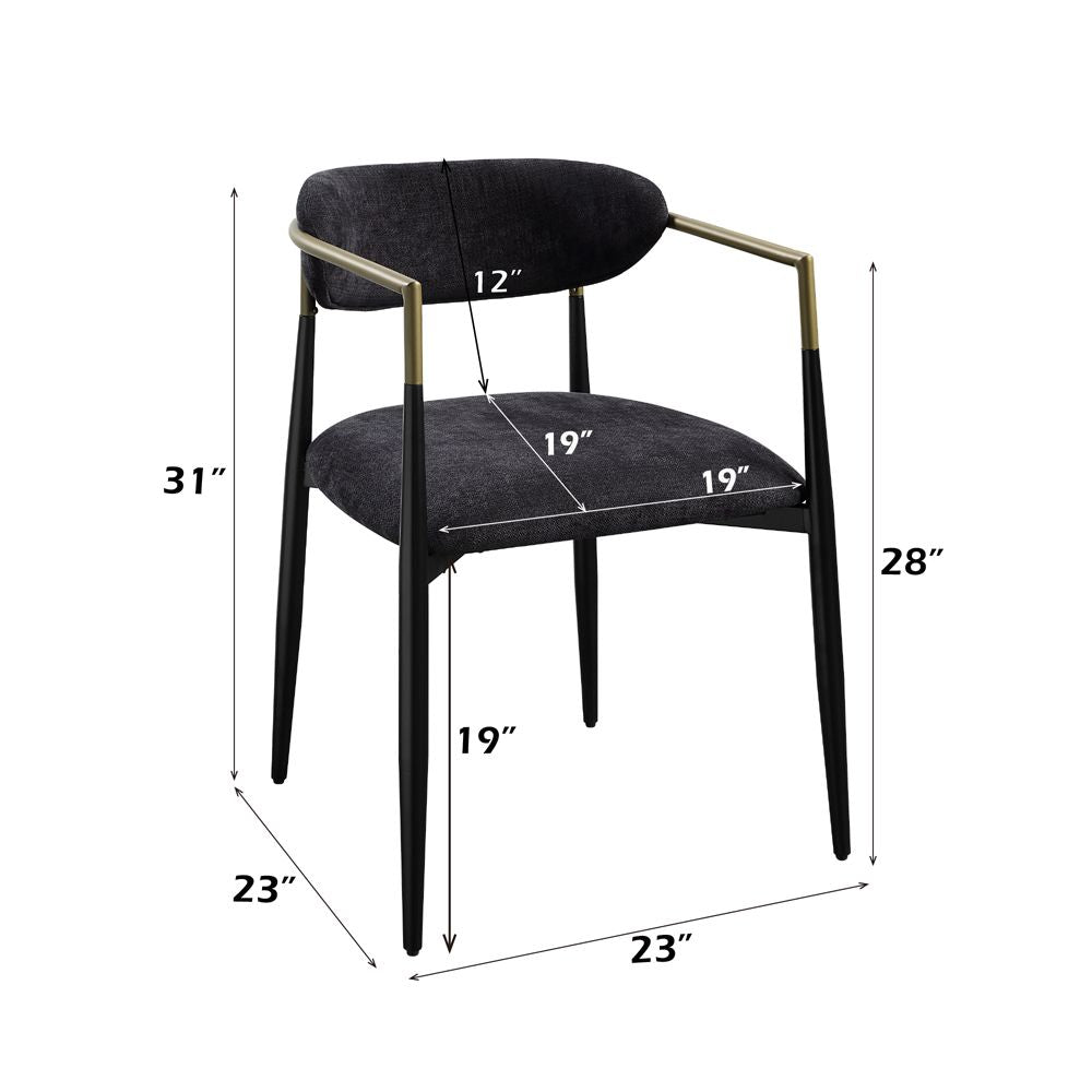 Jaramillo Arm Chair (SET-2) – dimensions diagram