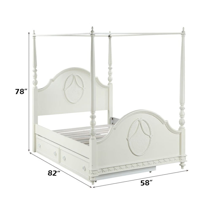 Dorothy Full Post Bed – dimensions diagram