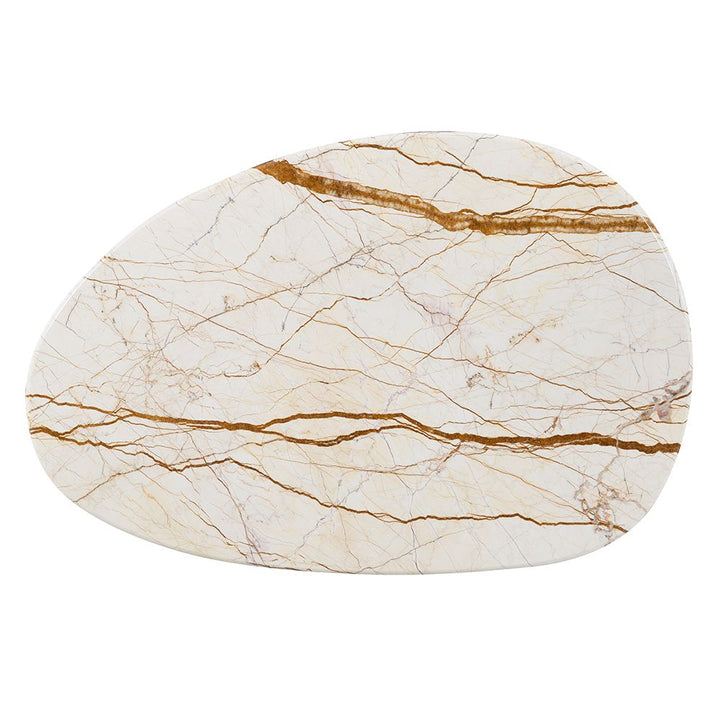 Haidar Coffee Table with Natural Marble