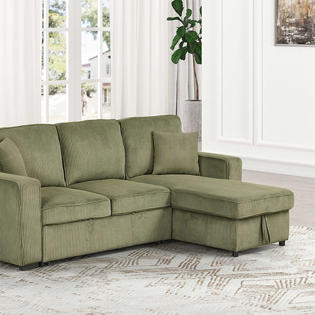 Yves Sectional, Green
