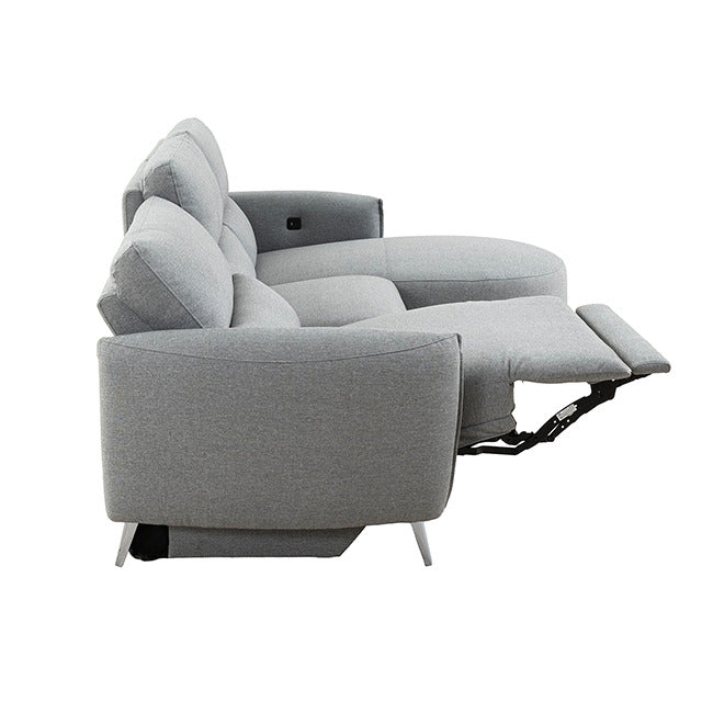 Galten Power Sectional, Gray - view 4