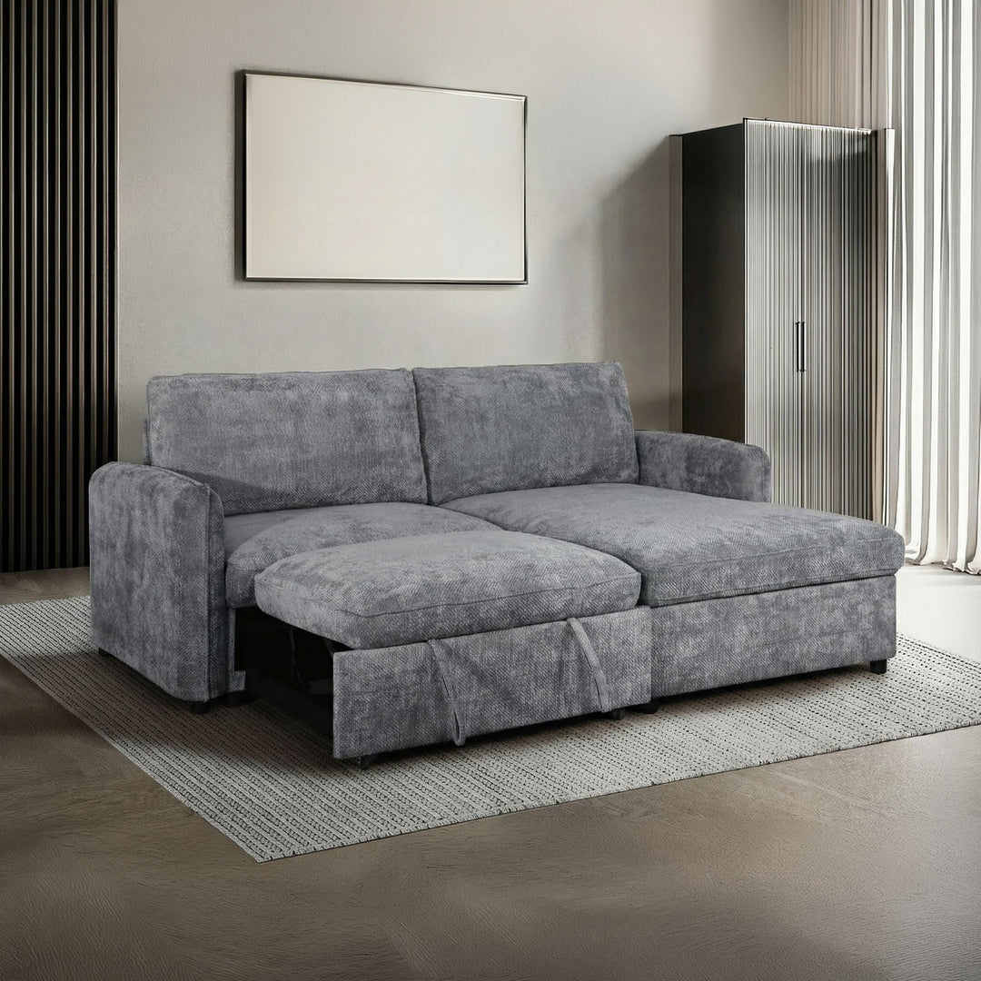 Finn Storage Chaise-Gray