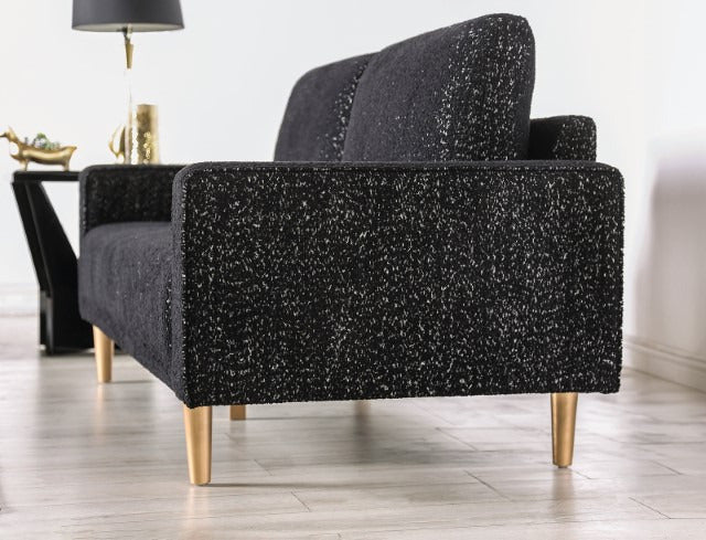 Elverum Loveseat, Black - view 5