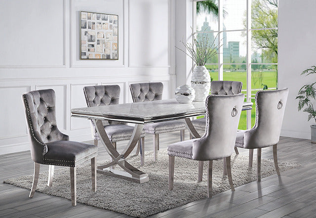 Wadenstil Dining Table, Chrome - view 3