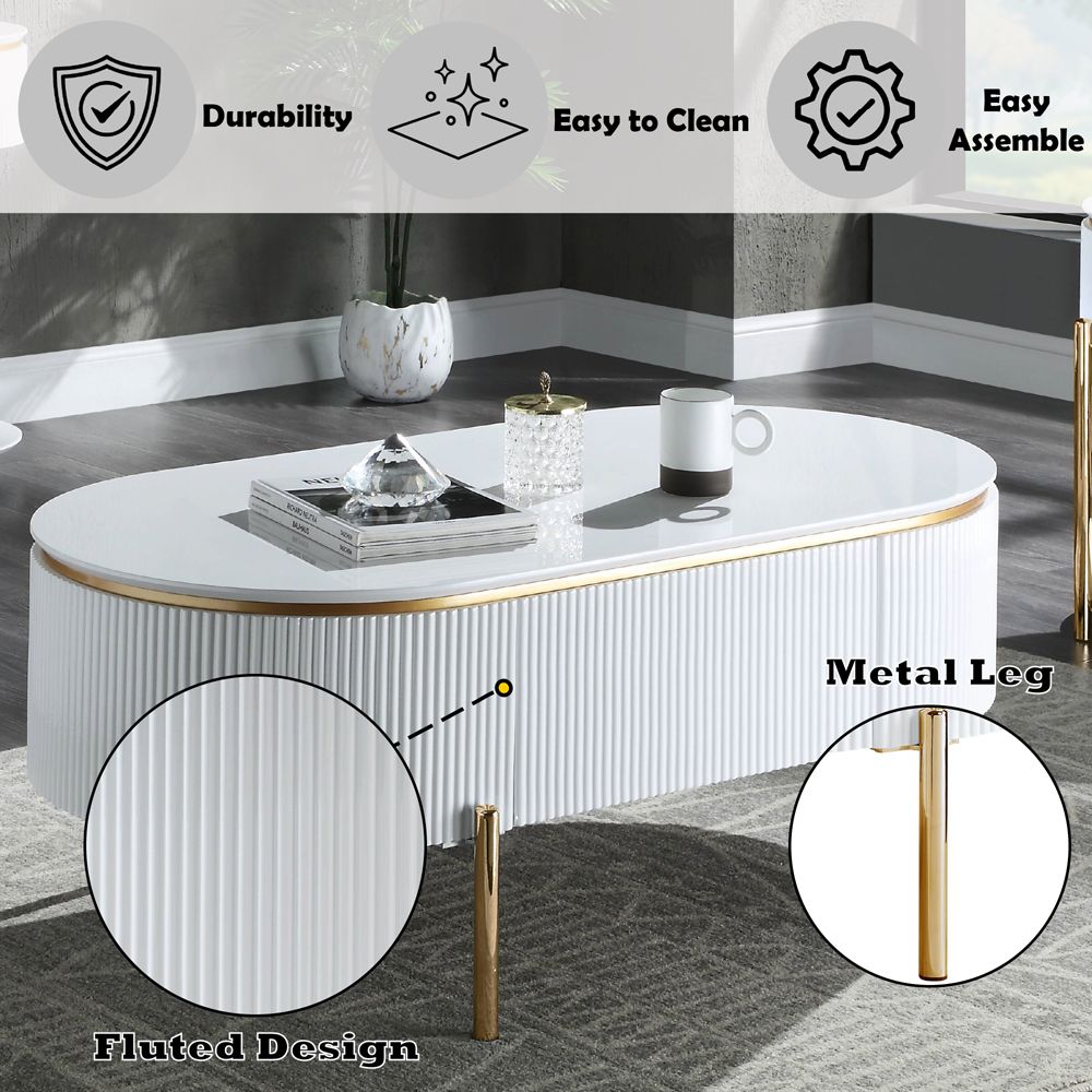 Daveigh Coffee Table – features callout
