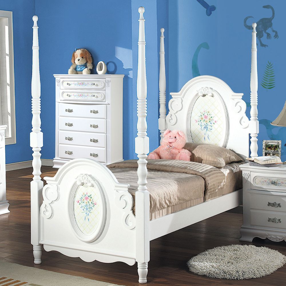 Flora Twin Bed with Poster