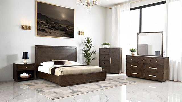 Vellara Bed, Dark Walnut - view 2