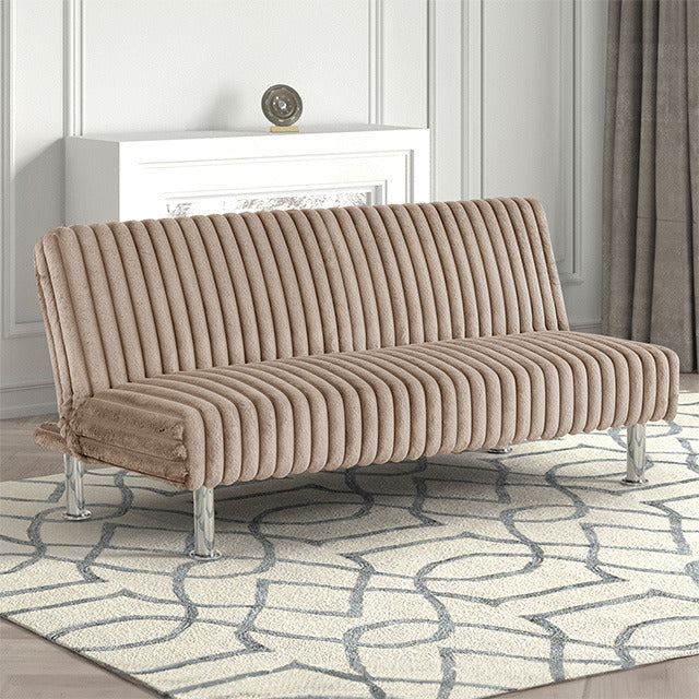 Hinwil Futon Sofa Bed, Taupe