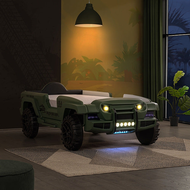 Randlar Bed, Matte Green - view 3
