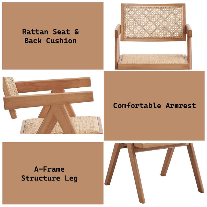 Velentina Arm Chair (Set-2) – features callout